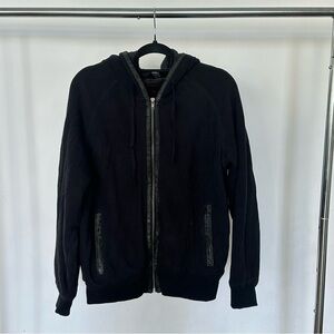 Black Zip Up Hoodie Jacket